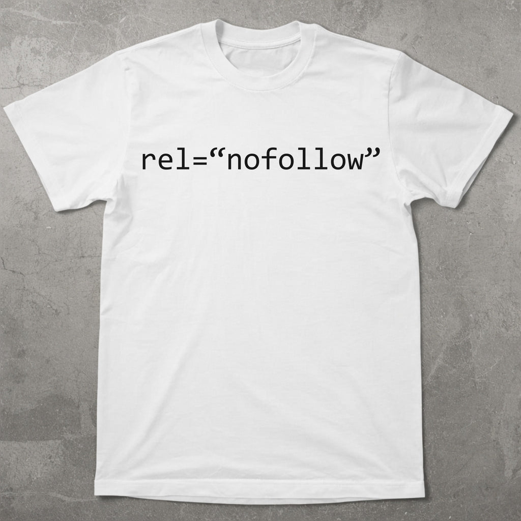 Rel Nofollow Graphic Tee