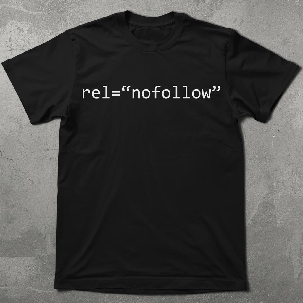 Rel Nofollow Graphic Tee
