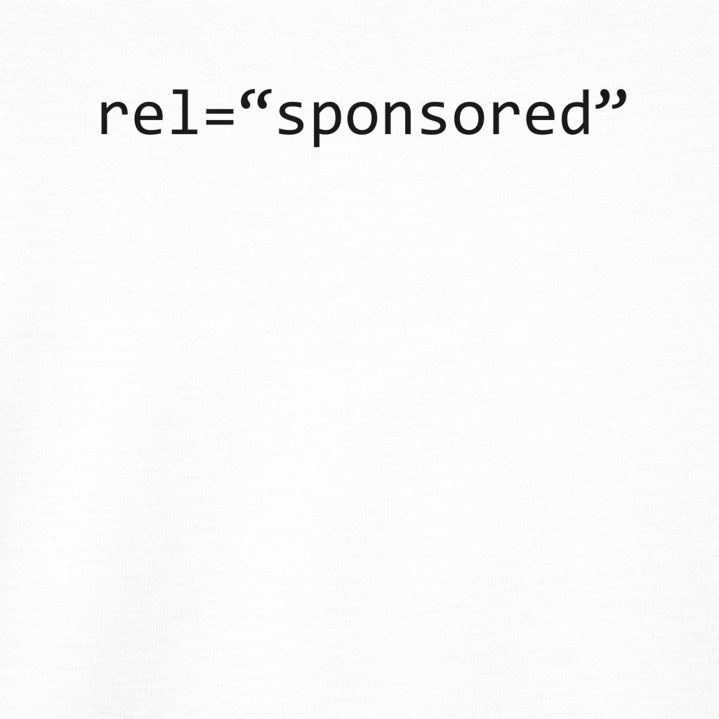 Sponsored Backlink Graphic Tee