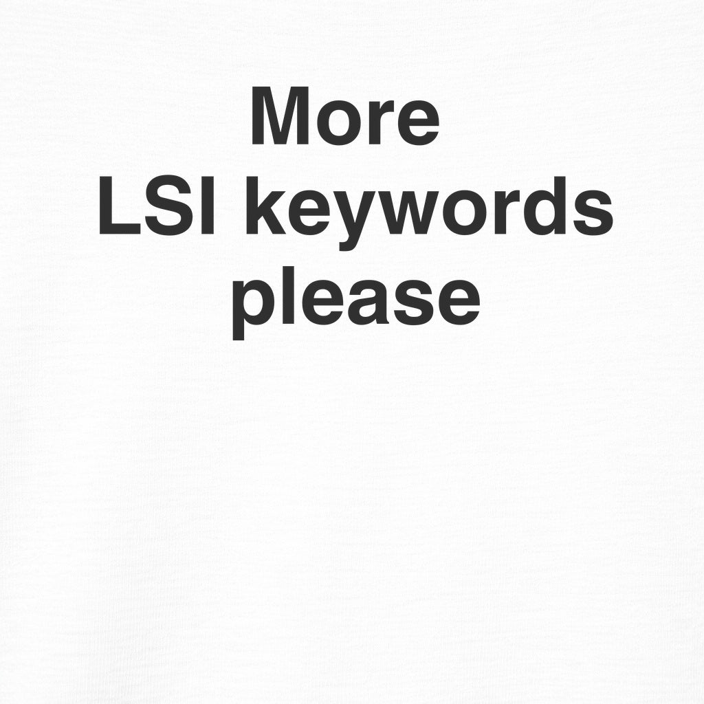 Latent Semantic Indexing Graphic Tee