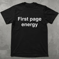 First Page Energy Graphic Tee