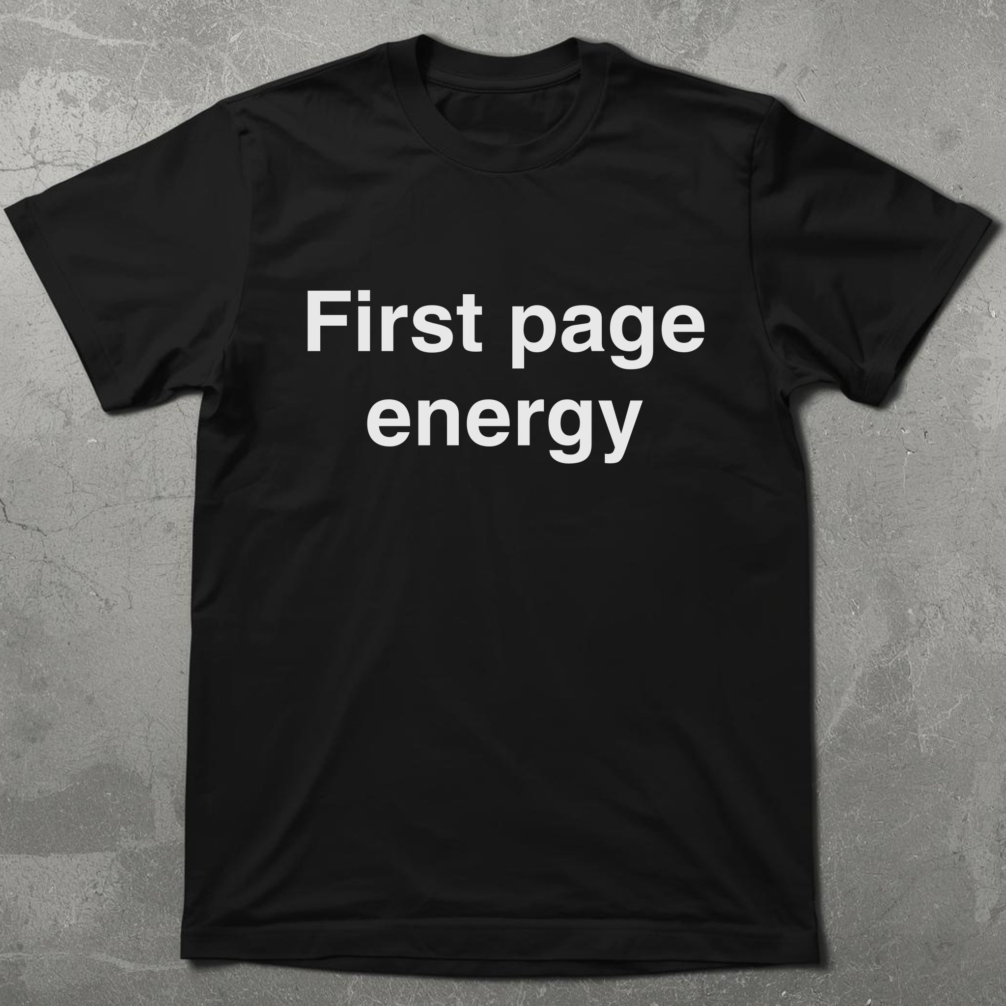 First Page Energy Graphic Tee