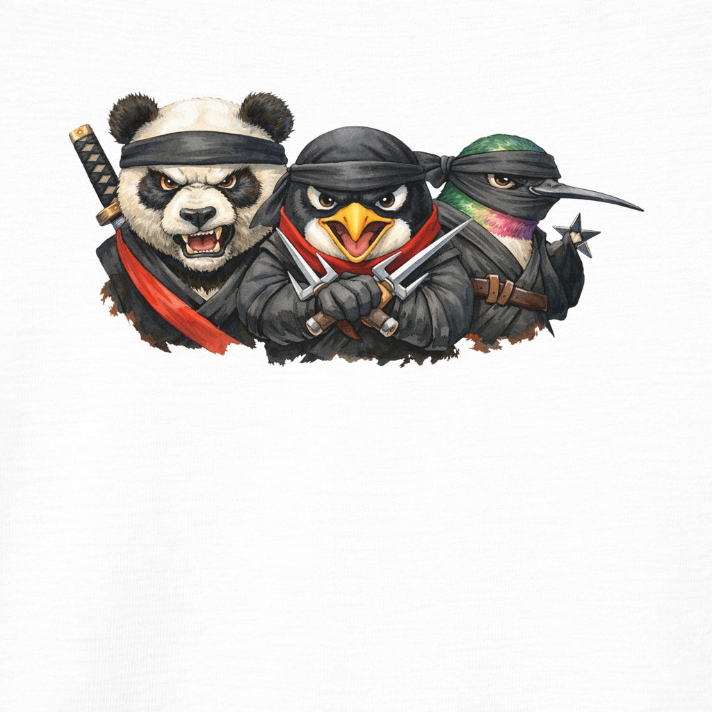 Panda Penguin Hummingbird Algorithm Ninjas Tee