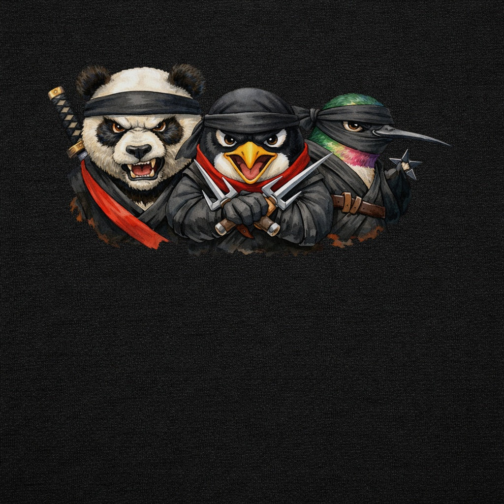 Panda Penguin Hummingbird Algorithm Ninjas Tee