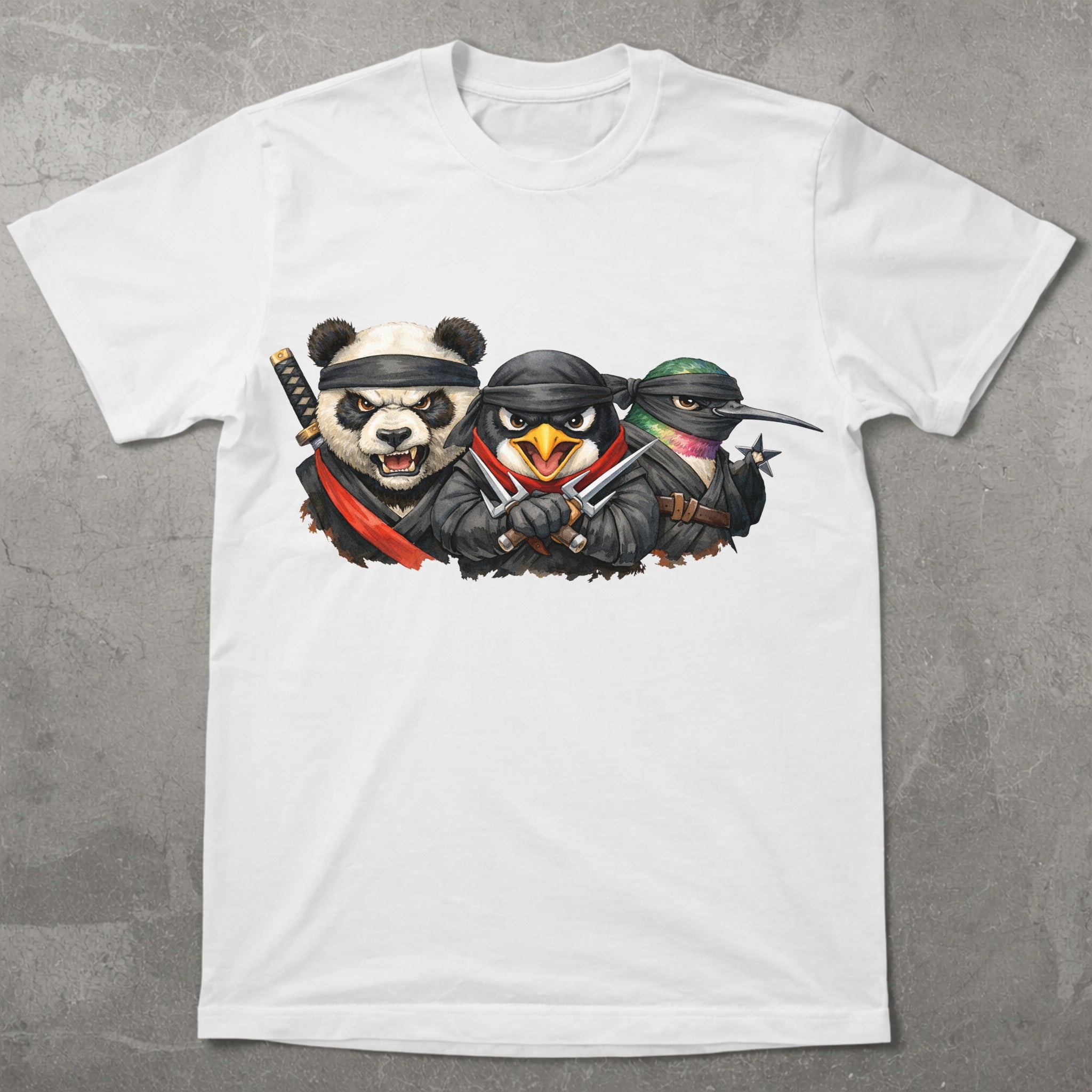 Panda Penguin Hummingbird Algorithm Ninjas Tee