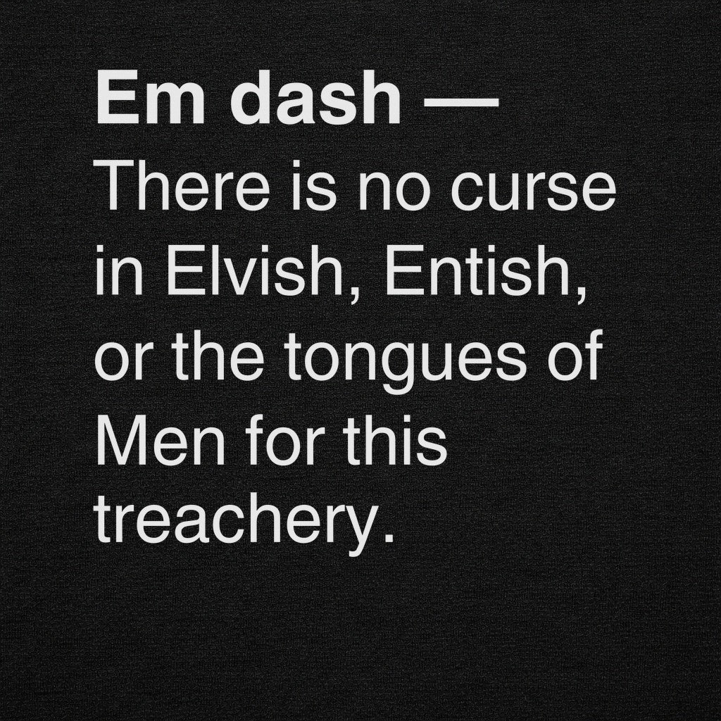 Em Dash Treachery Tee