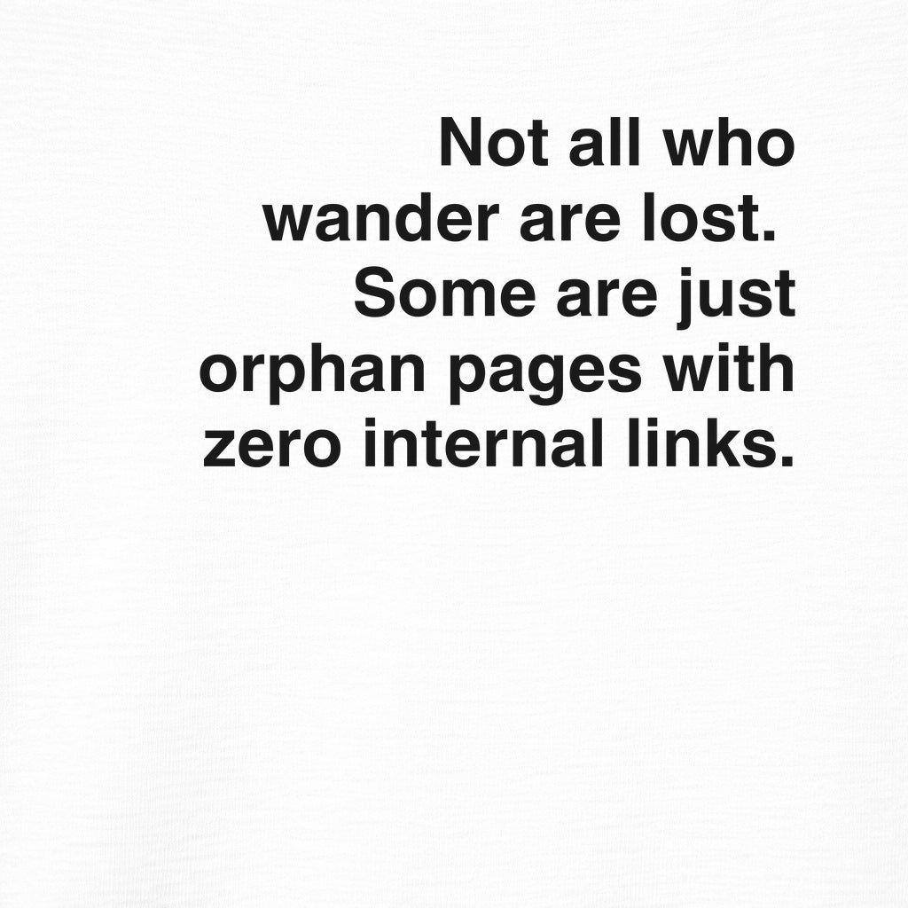 Not All Who Wander Orphan Page Tee