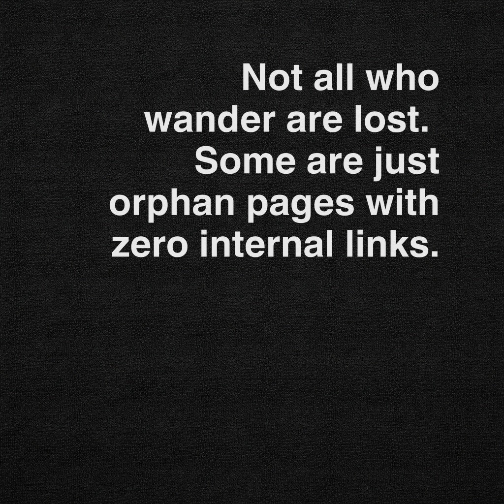 Not All Who Wander Orphan Page Tee