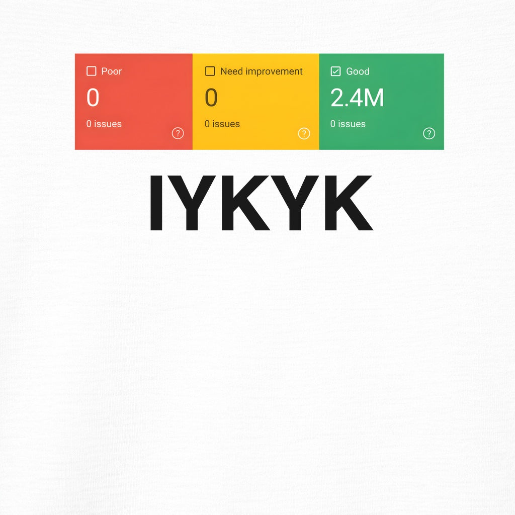 Perfect Core Web Vitals Graphic Tee