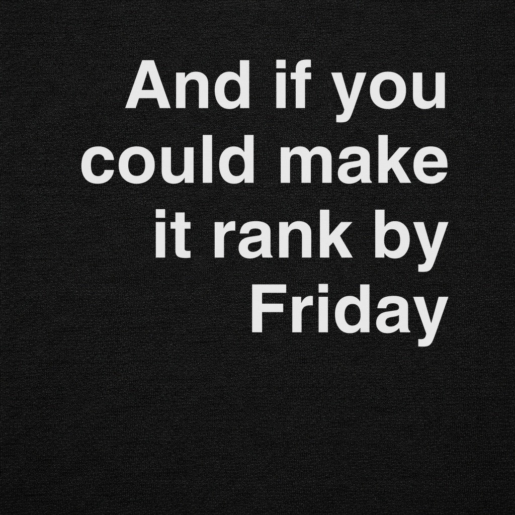 Rank by Friday Graphic Tee