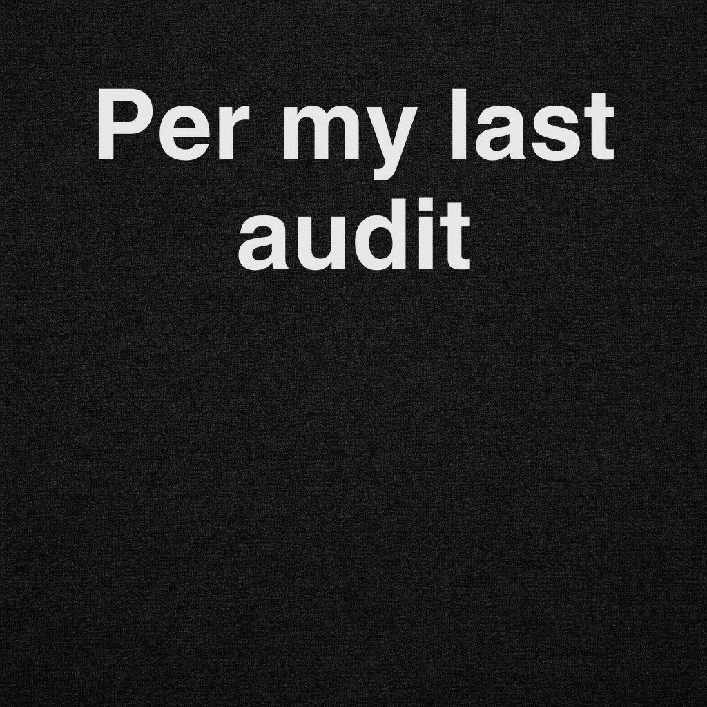Per My Last Audit Graphic Tee