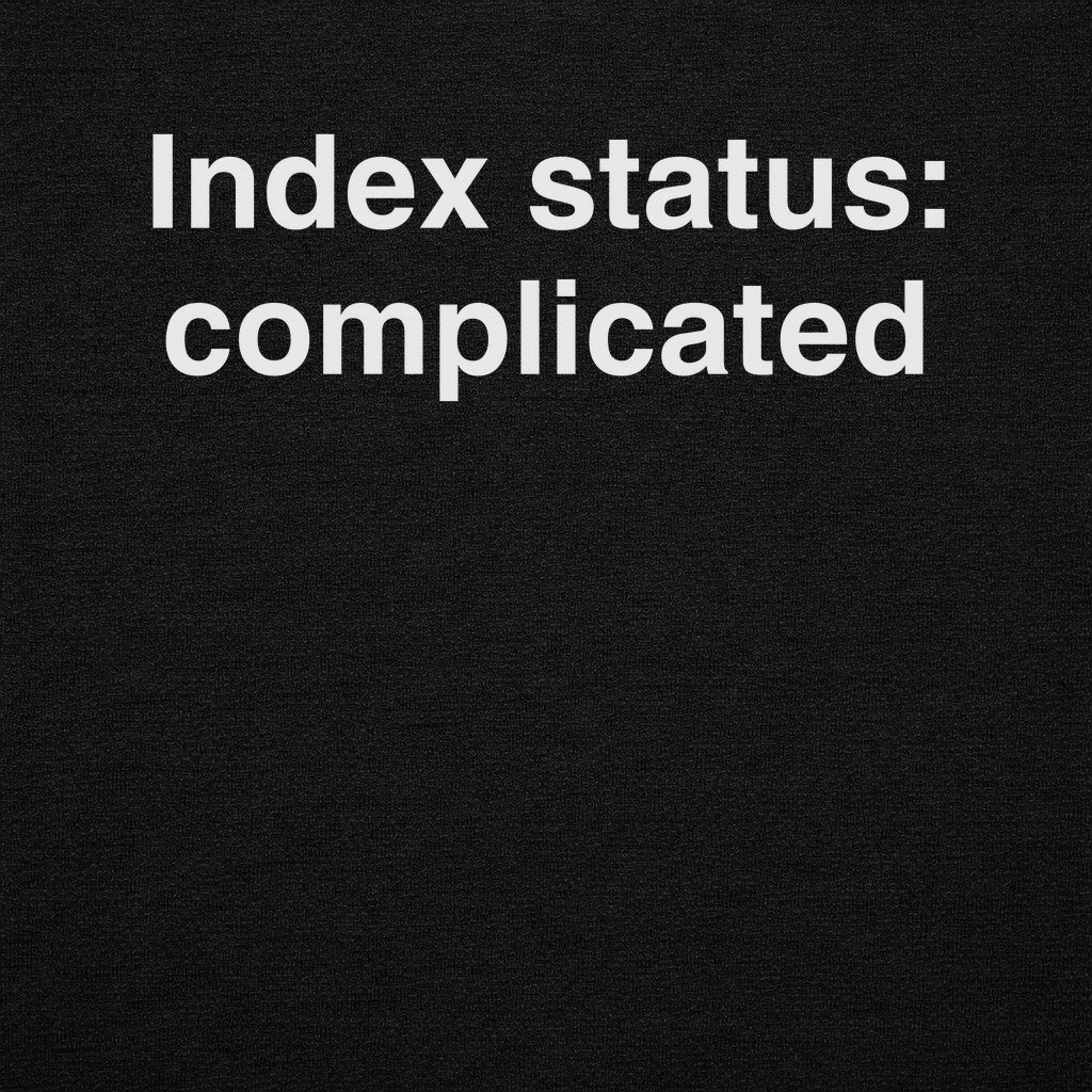 It's Complicated Index Tee