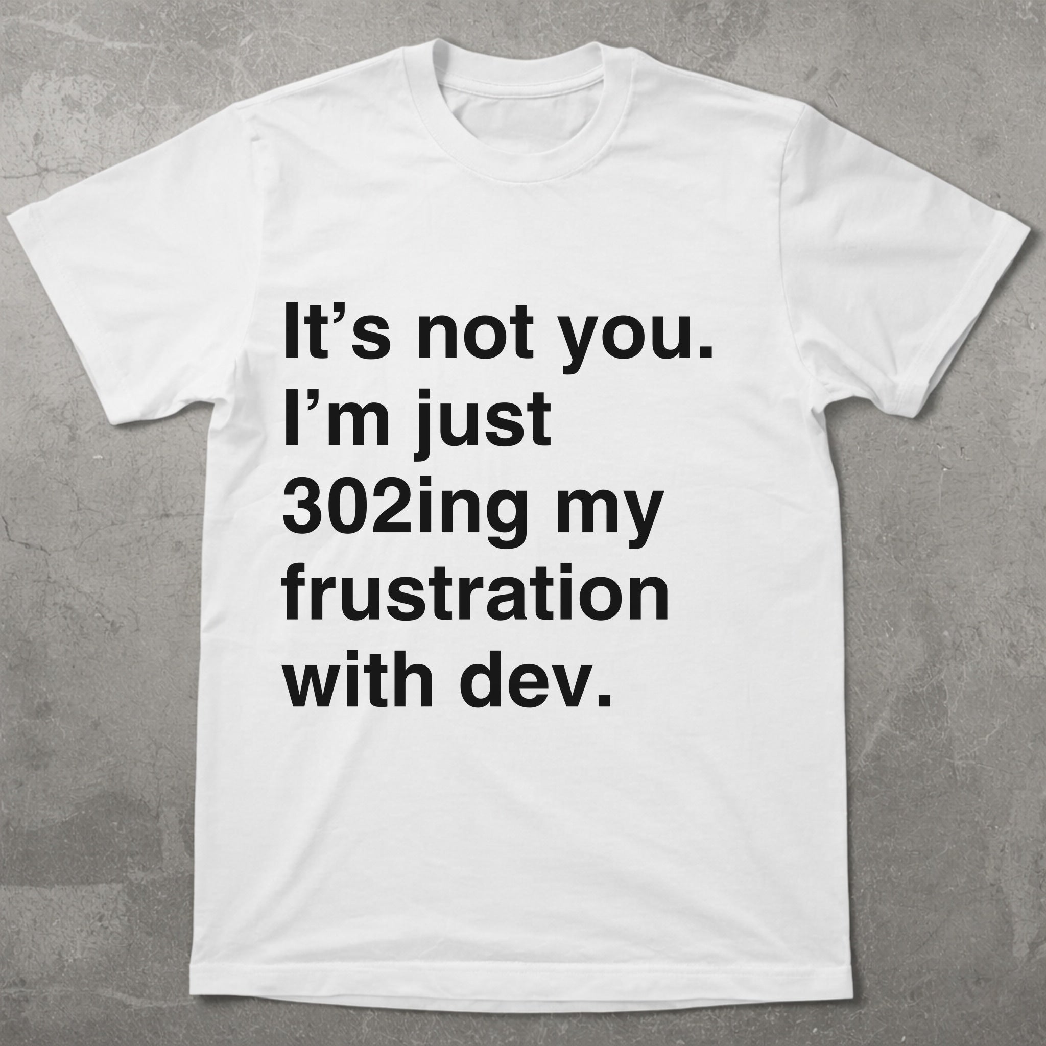 SEO vs Dev 302 Redirect Tee